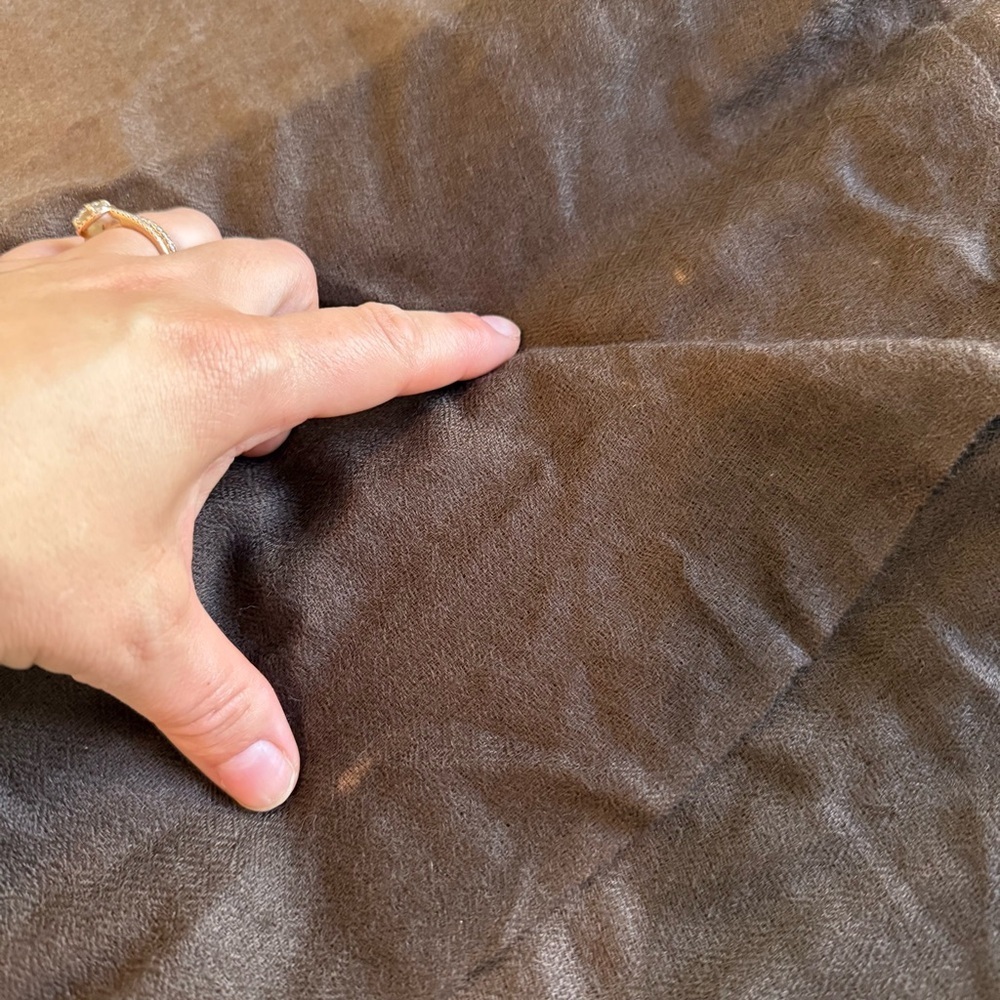 Vintage Modelama 100% Cashmere Rectangle Ombre Scarf - Picture 11 of 11